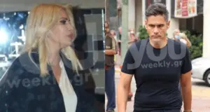 “Σάλος” με την κίνηση στην φωτογραφία της Ελένης Μενεγάκη δίπλα στον Δημήτρη Ουγγαρέζο – Τι συνέβη
