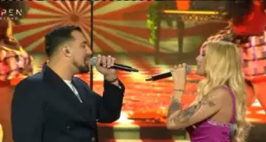J2US: Gio Kay και Αγγελική Ηλιάδη ανέβηκαν «Πάλι Πάλι» στη σκηνή αλλά δεν… Αποκλειστικά backstage πλάνα gio