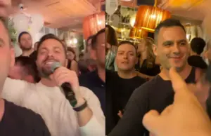 Κουτσουμπής: Άφησε την Καινούργιου στο μαιευτήριο και πήγε σε πάρτι – Ευτυχισμένος μπαμπάς koutsoumpis