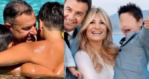 Γιάννης Λιάγκας: Γενέθλια και δύο τούρτες για τον γιο Λιάγκα – Σκορδά liagas (1)