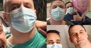 Κουτσουμπής: Οι πρώτες φωτό του άντρα της Καινούργιου από το μαιευτήριο pankouts