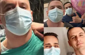 Κουτσουμπής: Οι πρώτες φωτό του άντρα της Καινούργιου από το μαιευτήριο pankouts