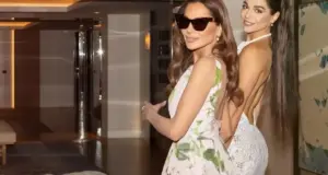Δέσποινα Βανδή: Οι επίσημες φωτογραφίες από την βάφτιση που έγινε νονά – Στο πλευρό της ο Βασίλης Μπισμπίκης vandi