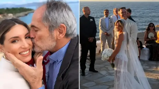 Μάθετε γιατί ο αδελφός της Αθηνάς Οικονομάκου τη συνόδευσε στο γάμο με τον Μπρούνο Τσερέλα και τα ερωτηματικά για την απουσία του πατέρα της.