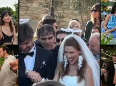 Μελία Κράιλινγκ: Η Ελληνίδα ηθοποιός του «Emily in Paris» παντρεύτηκε τον αγαπημένο της στην Σύρο gamos