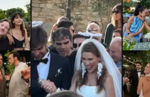 Μελία Κράιλινγκ: Η Ελληνίδα ηθοποιός του «Emily in Paris» παντρεύτηκε τον αγαπημένο της στην Σύρο gamos