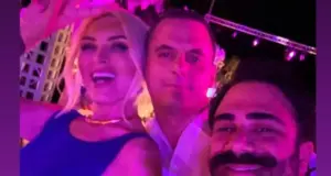 Κατερίνα Καινούργιου: Σπάνια βραδινή έξοδος με τον Παναγιώτη Κουτσουμπή Κατερίνα Καινούργιου Παναγιώτης Κουτσουμπής γάμος Χρήστου Αποστολόπουλου Λαγονήσι