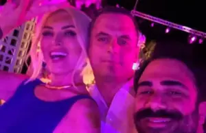 Κατερίνα Καινούργιου: Σπάνια βραδινή έξοδος με τον Παναγιώτη Κουτσουμπή Κατερίνα Καινούργιου Παναγιώτης Κουτσουμπής γάμος Χρήστου Αποστολόπουλου Λαγονήσι