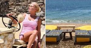 Την κάλεσαν στην Πάρο και πήγε στην… Αντίπαρο η Φαίη Σκορδά Φαίη Σκορδά Αλέξανδρος Αθανασιάδης Αντίπαρος διακοπές παραλία beach bar Κυκλάδες
