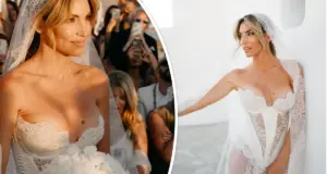 «Νυφικό με τον πισινό έξω πρώτη φορά βλέπω»! Η απάντηση της Κριθαριώτη για την Οικονομάκου Η Σίλια Κριθαριώτη απαντά στα καυστικά σχόλια για το σέξι νυφικό της Αθηνάς Οικονομάκου στον γάμο της με τον Μπρούνο Τσερέλα στην Πάρο.