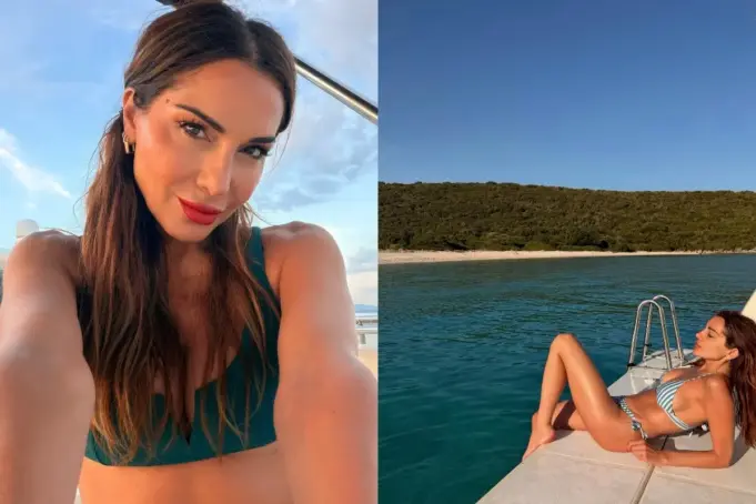 «Αν δεν είχες πειράξει τα χείλη θα ήσουν όμορφη όπως παλιά», γράφουν στη Βανδή Δέσποινα Βανδή Βασίλης Μπισμπίκης διακοπές σκάφος ηλιοβασίλεμα θάλασσα Instagram ρούχα στυλ