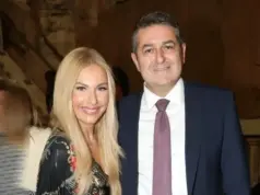 Βραδινή έξοδος για Τίνα Μεσσαροπούλου και Γιώργο Μυλωνάκη Τίνα Μεσσαροπούλου Γιώργος Μυλωνάκης Παντελής Μεσσαρόπουλος οικογενειακή έξοδος