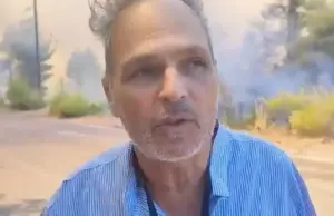 Ένα με τις φλόγες ο Σταμάτης Γαρδέλης gardelis